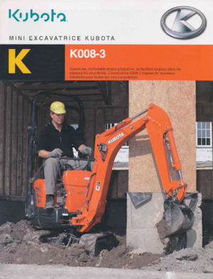 Minirypadla Kubota K008-3