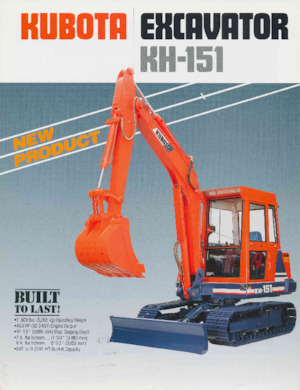 Minirypadla Kubota KH151