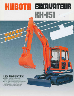 Minirypadla Kubota KH151