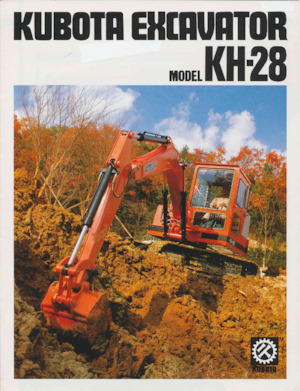 Minirypadla Kubota KH28