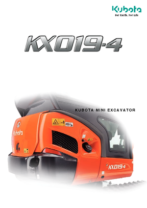 Minirypadla Kubota KX019-4 GL