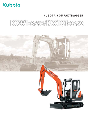 Minirypadla Kubota KX101-3α2