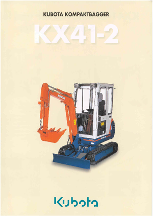 Minirypadla Kubota KX41-2 HG