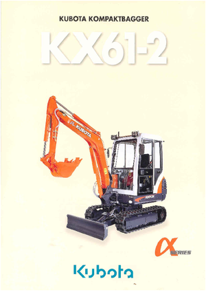 Minirypadla Kubota KX61-2 G