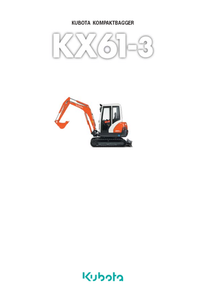 Minirypadla Kubota KX61-3 GL