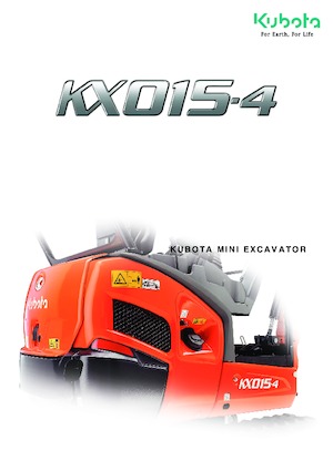 Minirypadla Kubota KX015-4