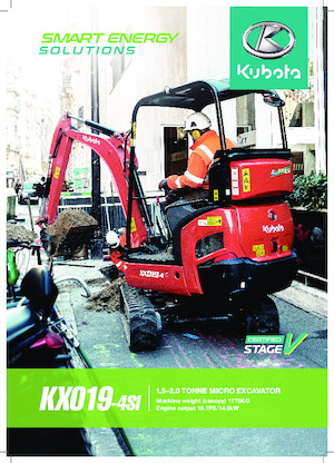 Minirypadla Kubota KX019-4 SI