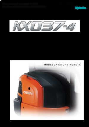 Minirypadla Kubota KX037-4 HGL