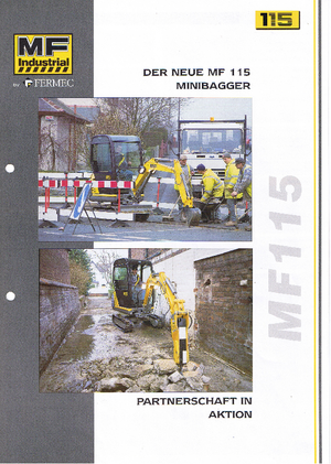 Minirypadla MF Industrial MF 115