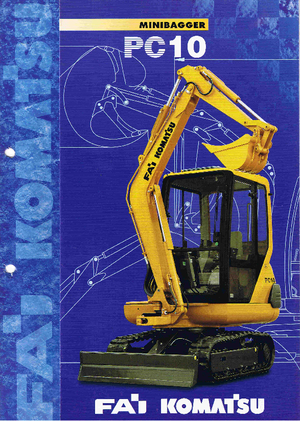 Minirypadla Komatsu PC10-7