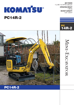 Minirypadla Komatsu PC14R-2