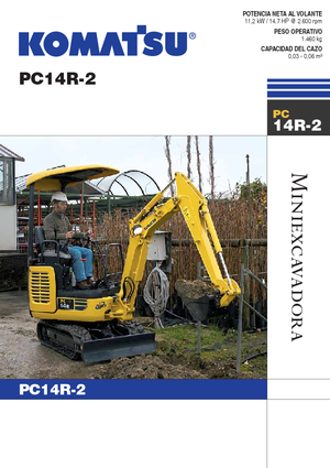 Minirypadla Komatsu PC14R-2