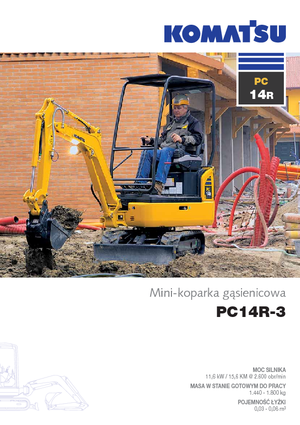 Minirypadla Komatsu PC14R-3HS 