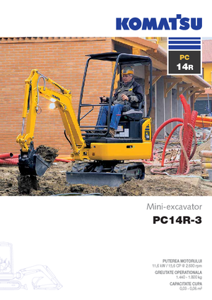 Minirypadla Komatsu PC14R-3HS 