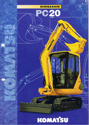 Minirypadla Komatsu PC20-7