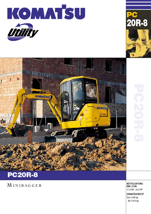 Minirypadla Komatsu PC20R-8