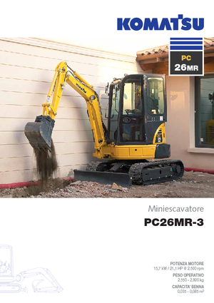 Minirypadla Komatsu PC26MR-3