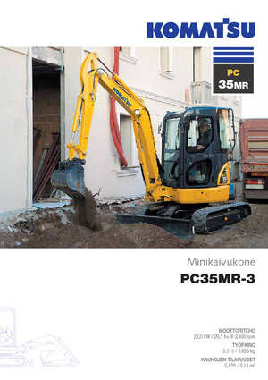 Minirypadla Komatsu PC35MR-3