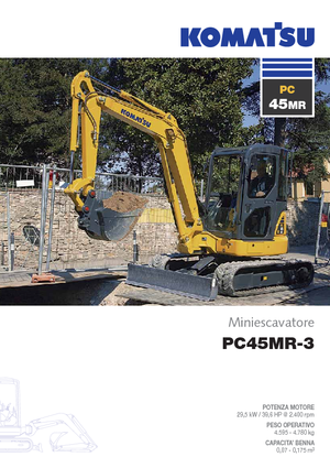 Minirypadla Komatsu PC45MR-3