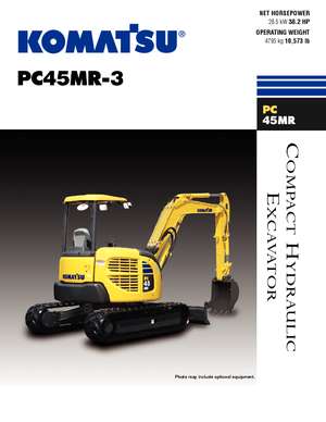 Minirypadla Komatsu PC45MR-3