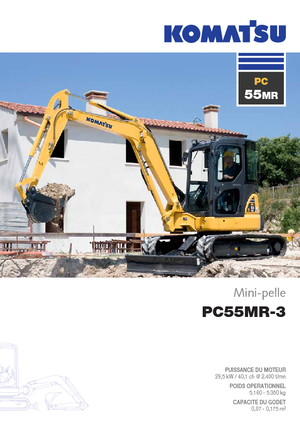 Minirypadla Komatsu PC55MR-3