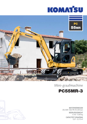 Minirypadla Komatsu PC55MR-3