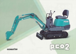 Minirypadla Komatsu PC02