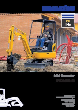 Minirypadla Komatsu PC14R-3