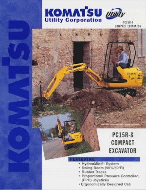 Minirypadla Komatsu PC15R8