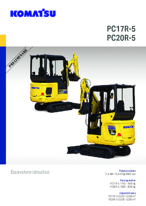 Minirypadla Komatsu PC17R-5