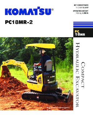 Minirypadla Komatsu PC18MR-2