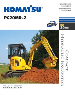 Minirypadla Komatsu PC20MR-2