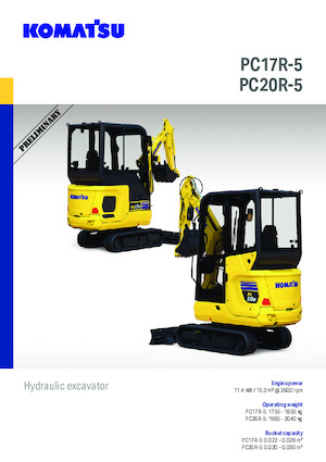 Minirypadla Komatsu PC20R-5