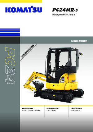 Minirypadla Komatsu PC24MR-5