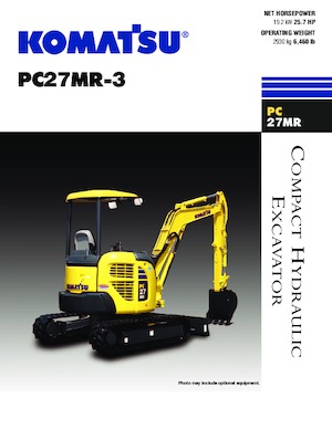 Minirypadla Komatsu PC27MR-3