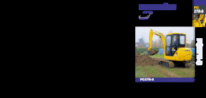 Minirypadla Komatsu PC27R-8