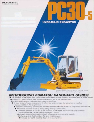 Minirypadla Komatsu PC30-5
