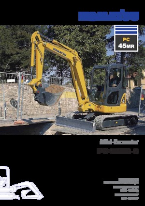 Minirypadla Komatsu PC45MR-3
