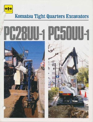 Minirypadla Komatsu PC50UU-1