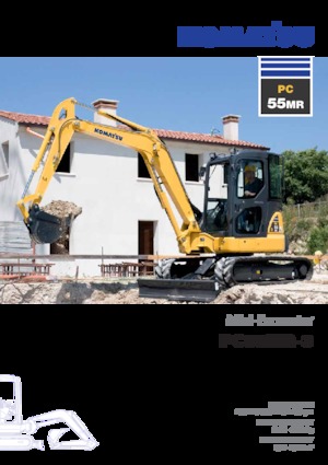 Minirypadla Komatsu PC55MR-3
