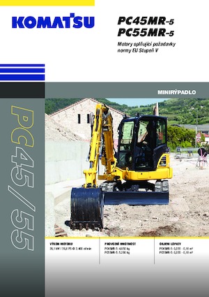 Minirypadla Komatsu PC55MR-5E0