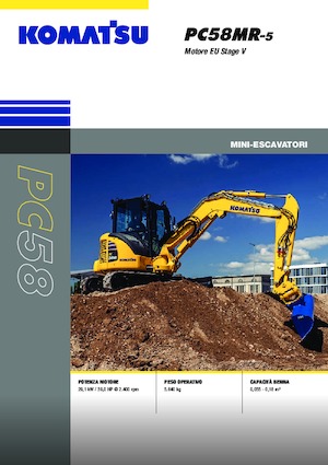 Minirypadla Komatsu PC58MR-5E0