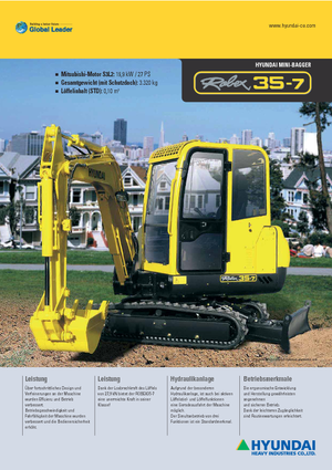 Minirypadla Hyundai R 35-7
