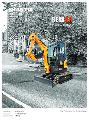 Minirypadla Shantui SE18SR