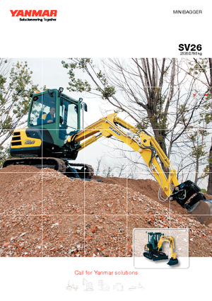 Minirypadla Yanmar SV 26 CR