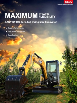 Minirypadla Sany SY35U
