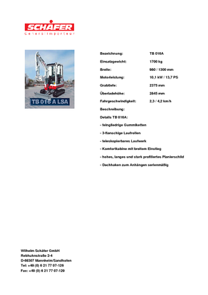 Minirypadla Takeuchi TB 016 A