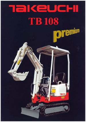 Minirypadla Takeuchi TB 108