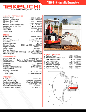 Minirypadla Takeuchi TB 108