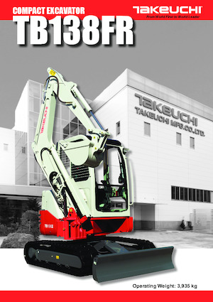 Minirypadla Takeuchi TB 138 FR